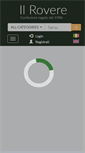 Mobile Screenshot of ilrovere.it